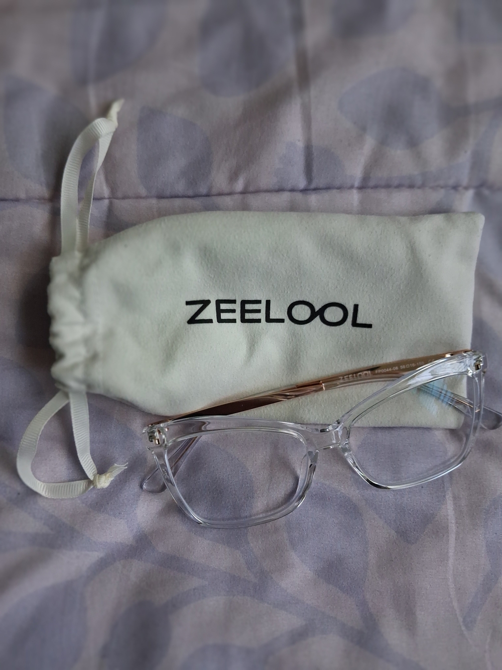 Zeelool Women Butterfly Clear Glasses (-1.50 Distance)